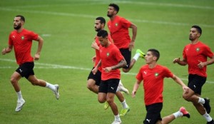 من تداريب المنتخب المغربي للمحليين