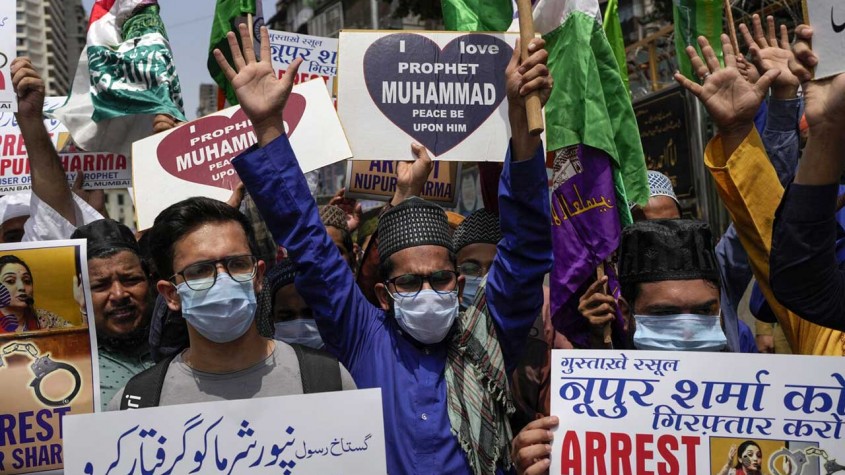 احتجاجات في الهند بعد تصريحات مسيئة للرسول (ص)